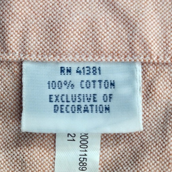 Ralph Lauren Oxford Shirt Long Sleeve Button Down Flesh Pony Pink Mens XL - Picture 5 of 8